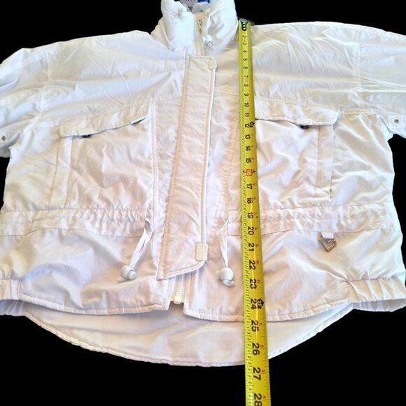 Vintage Womens OBERMEYER Sport Ski Jacket Nirvana Size 10 White Hong Kong - Picture 6 of 16